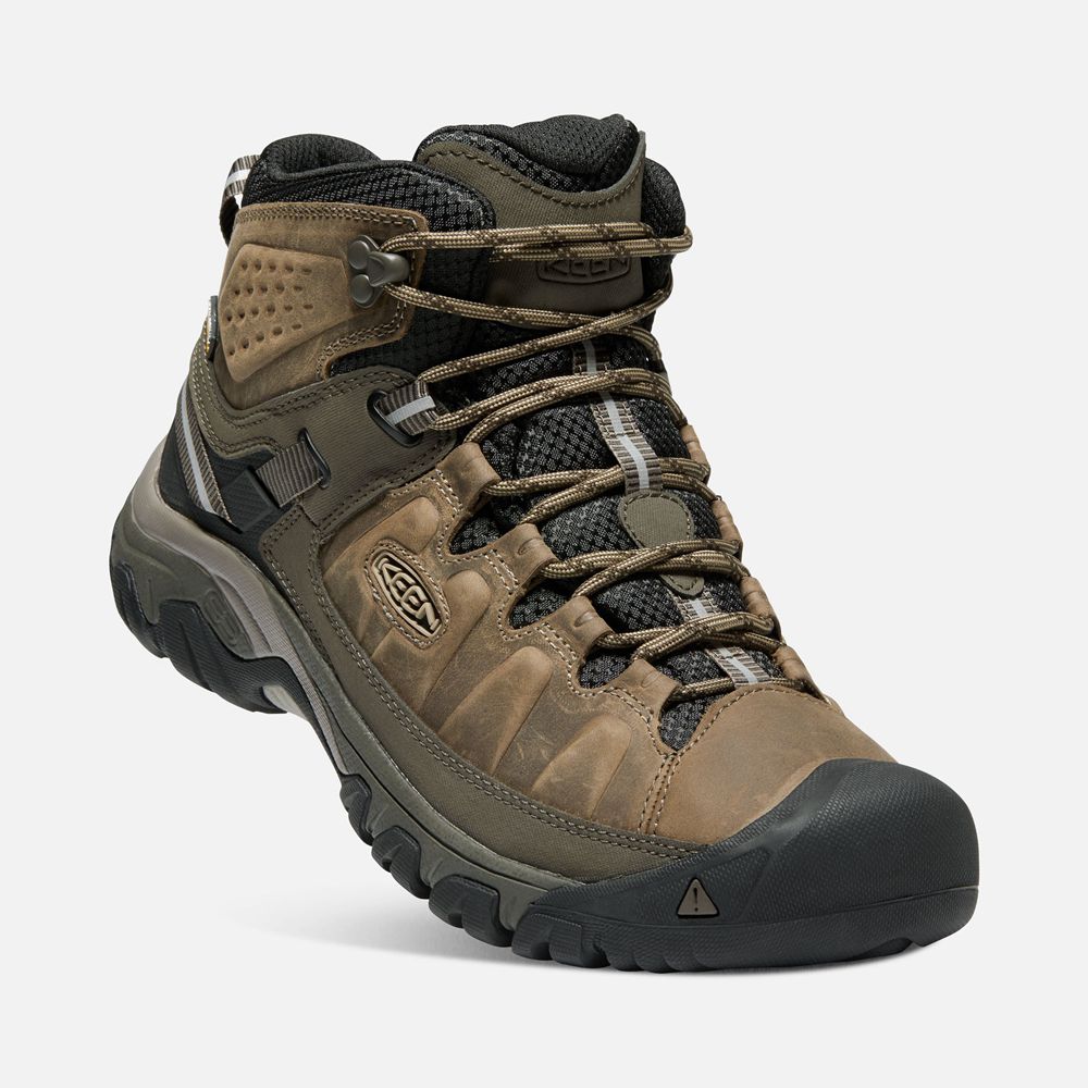 Botas de Seguridad Keen Mexico Marrom - Hombre Targhee Iii Waterproof Mid - XS3048659